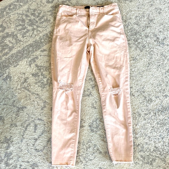 Banana Republic High-Rise Premium Denim, Blush - Picture 3 of 8